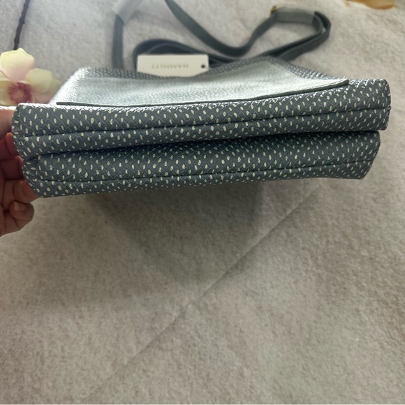 NWT Hammitt Duke Triple Compartment Crossbody Bag, Bay Blue Snake Leather - Picture 11 of 16